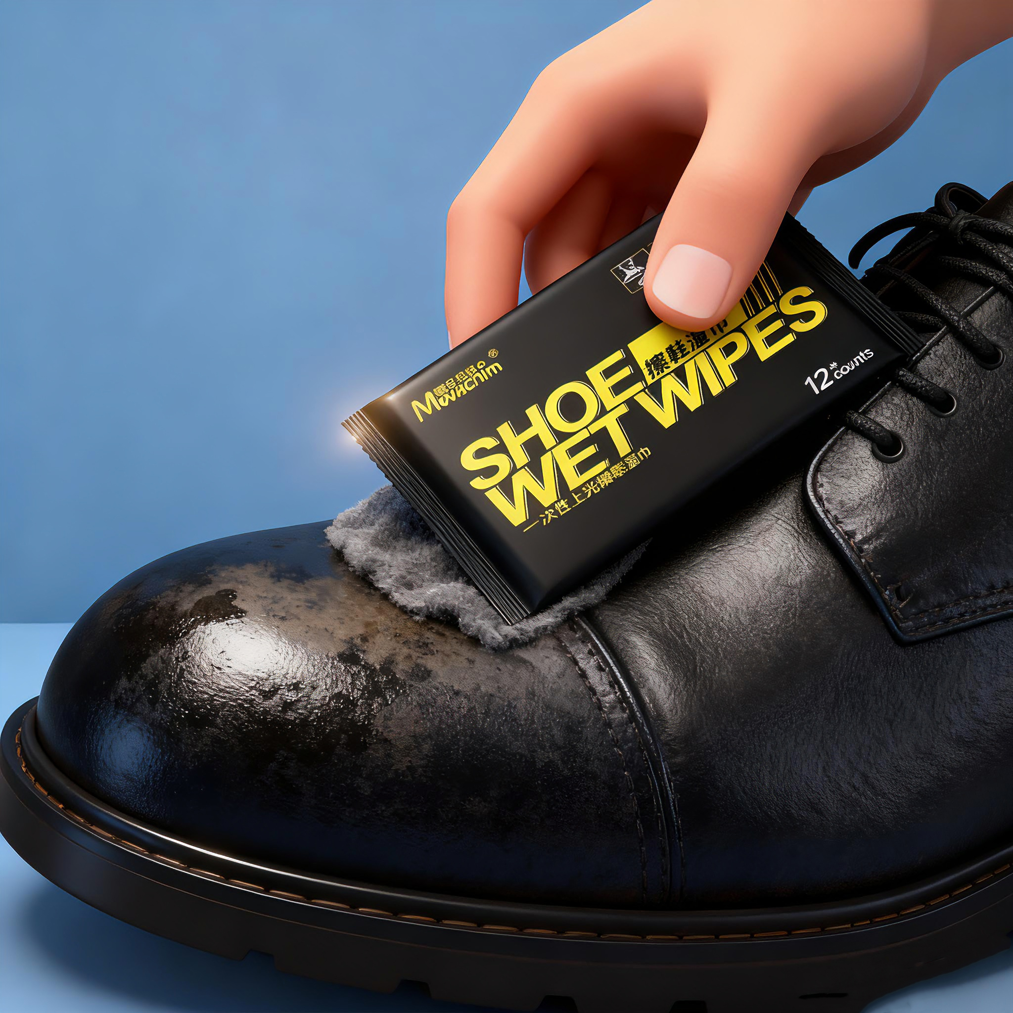 擦鞋湿巾小白鞋专用免水洗