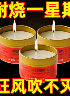 无烟无味应急防灾防风蜡烛