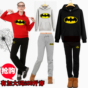 大码特价包邮春秋女装加大码裤子蝙蝠侠春装卫衣外套胖MM宽松套装