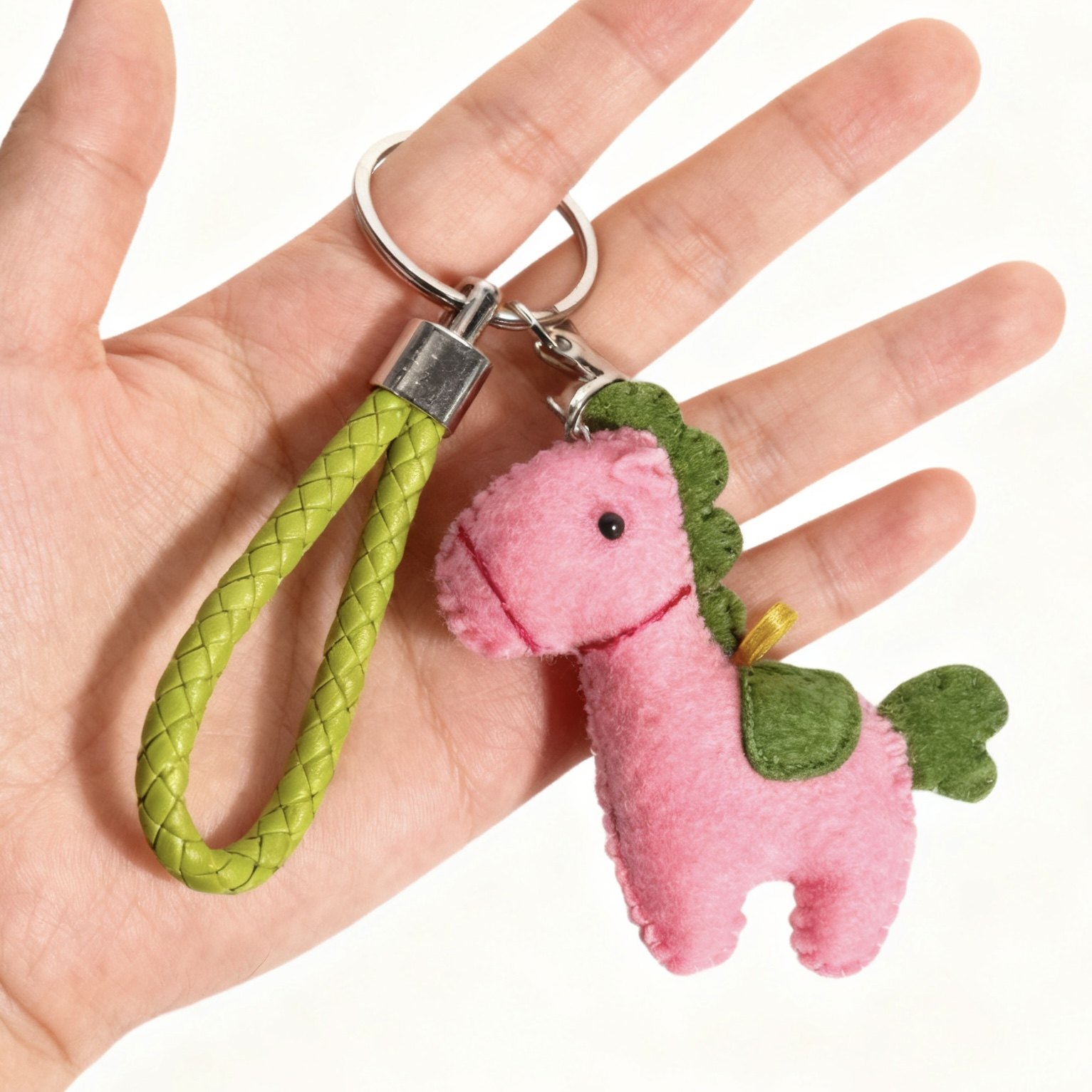 手工不织布毛毡布迷你小马挂件小装饰包挂成品钥匙扣情侣小礼物