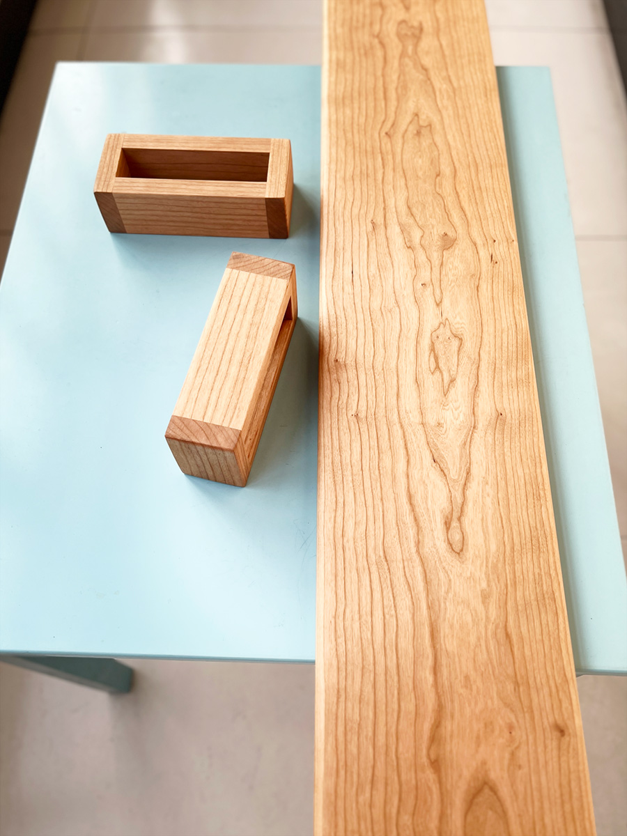 显示器增高架台式电脑底座抬高架办公桌面收纳置物架实木樱桃木