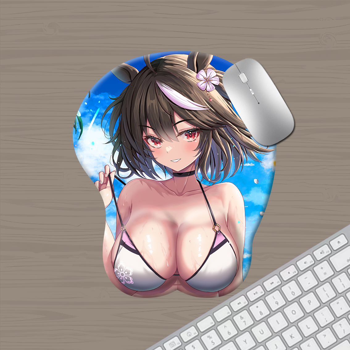 赛马娘Pretty Derby3d立体鼠标垫硅胶护腕垫定制