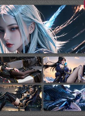 永劫无间超大鼠标垫电竞CSGO游戏加厚锁边防滑桌垫定制动漫二次元