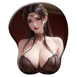 3D胸立体护腕硅胶鼠标垫二次元 动漫游戏男生斗破苍穹美杜莎禁欲系