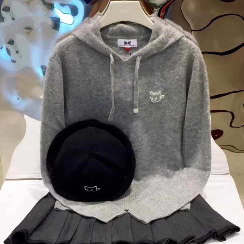 秋冬韩版高尔夫服装 女士户外运动长袖T恤衫球衣透气带帽卫衣外套
