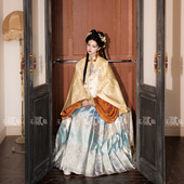 国风马面裙日常秋冬汉服 明制兔子补服对襟衫 无贰集 月桂千里