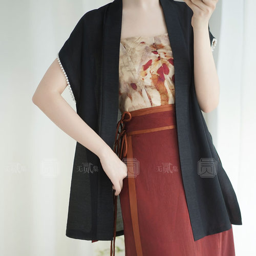 无贰集夏季日常百搭款宋背心汉服