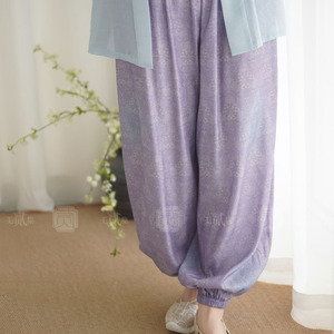 无贰集【花璃】唐风灯笼裤百搭衬裤打底裤家居裤汉服夏季