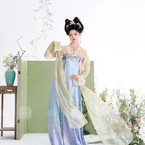 无贰集复原风唐制汉服春夏新款