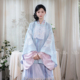 无贰集 补服对交穿马面裙汉服套装 月半夜曲 明制天丝方领半袖