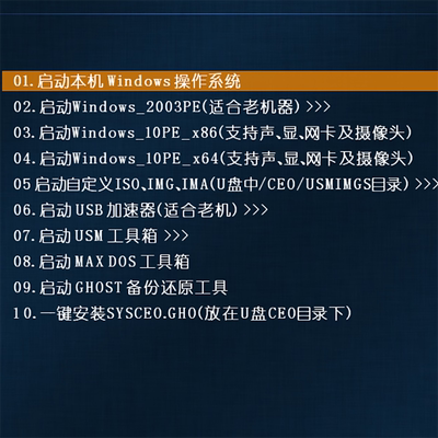 重装pe系统 w7/8/10server2008 2012 2016 2019