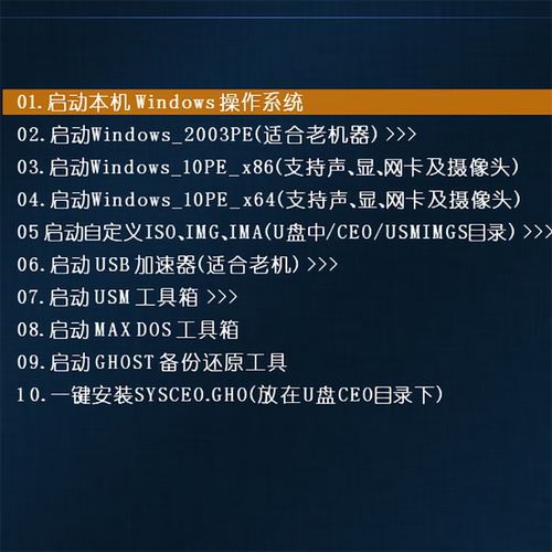 重装pe系统 w7/8/10server2008 2012 2016 2019