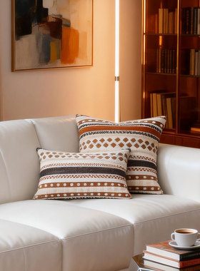 MOSE异域奇想双面抱枕波西米亚风沙发靠垫超细旦高端羽丝含芯腰枕