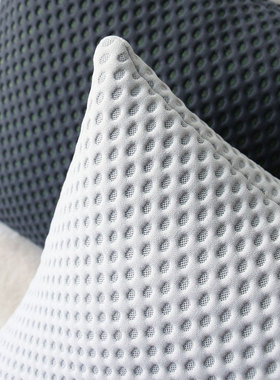 默色空间蜂窝双面抱枕贝壳沙发含芯靠枕客厅卧室设计师款软装靠垫