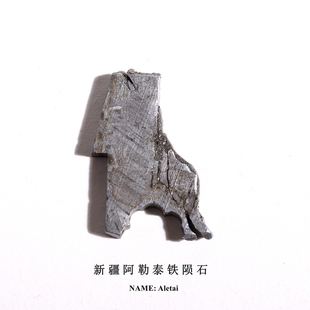 天然新疆阿勒泰陨石切片陨石摆件Aletai天铁镍铁陨石科普教学标本