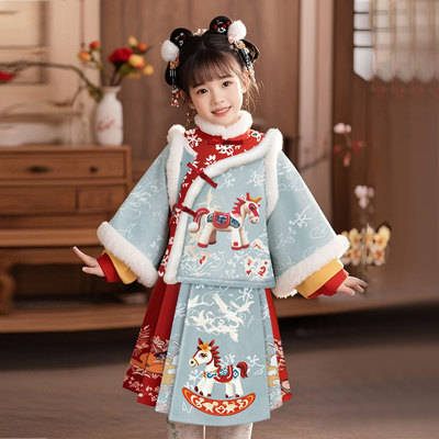 女童汉服儿童中国风唐装古风古装