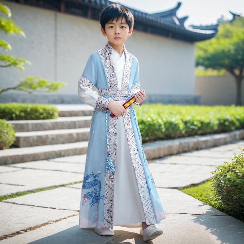 男童汉服套装儿童新中式古风唐装