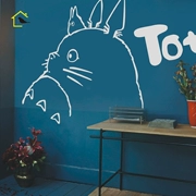 Miyazaki Chunlong mèo phòng trẻ em dán tường phim hoạt hình anime dán tường phòng khách TV nền dán tường trang trí - TV
