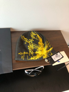 小众买手 oakley联名PIET涂鸦冷帽针织滑雪帽男女同款户外冷帽男