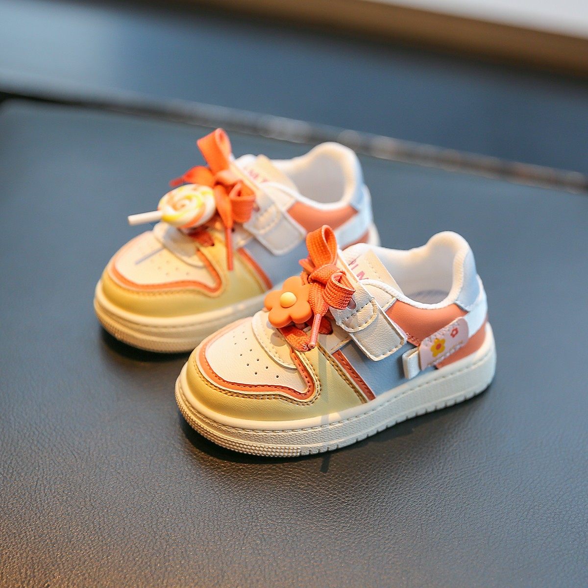 吧啦巴拉abc幼儿鞋子女童软底婴儿鞋春秋款学步鞋女宝宝板鞋小童