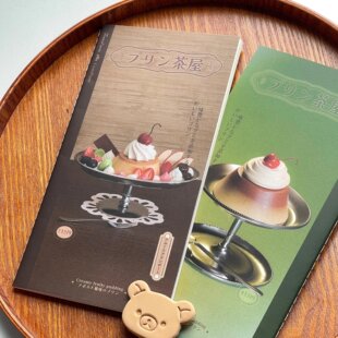 现货奶油狗勾布丁船TN本彩页手账本32p手帐拼贴古早可爱本子