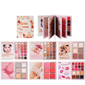 便携84色六层书本眼影珠光哑光腮红高光修容COS多功能舞台 彩妆盘
