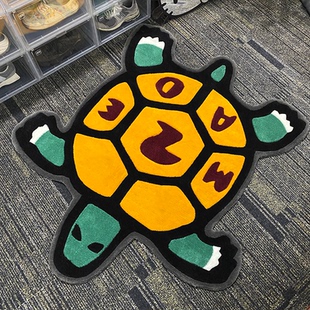 潮牌Nigo乌龟大地毯客厅卧室书房衣帽间手工定制沙发简约现代脚垫