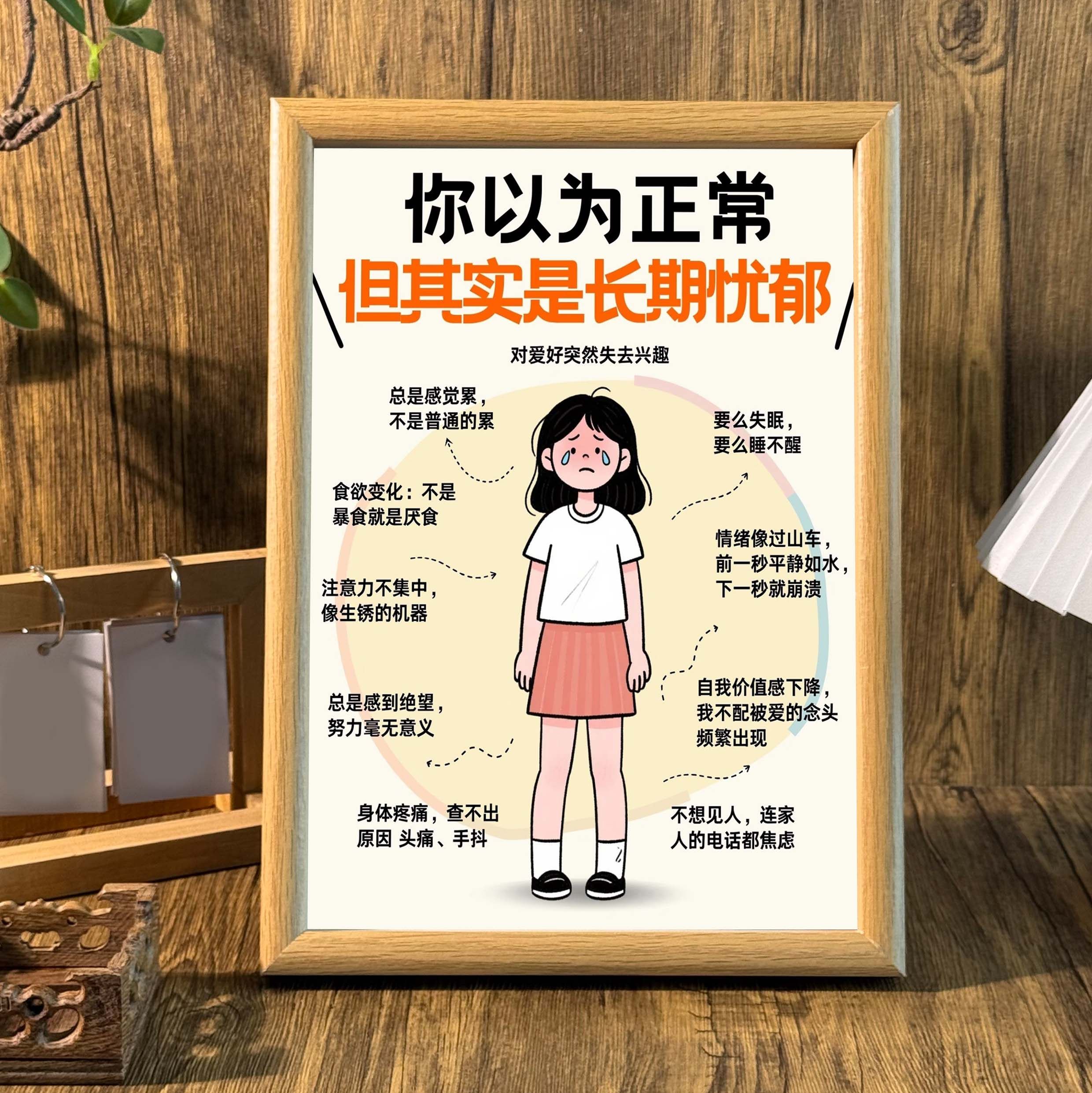 办公室桌面摆台墙面挂画件