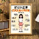 你以为正常治愈系文字相框女孩鼓励自己办公室桌面摆台墙面挂画件