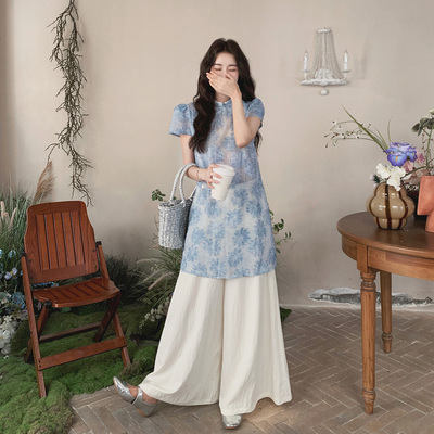 新中式国风套装女2025夏季新款