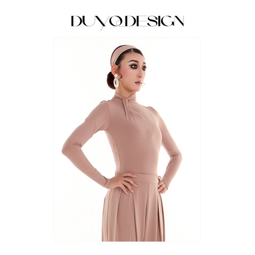 006基础款长袖体操服国标舞摩登