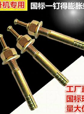 击芯膨胀螺丝一钉得敲击式膨胀螺栓举升机膨胀锤击壁虎高强度