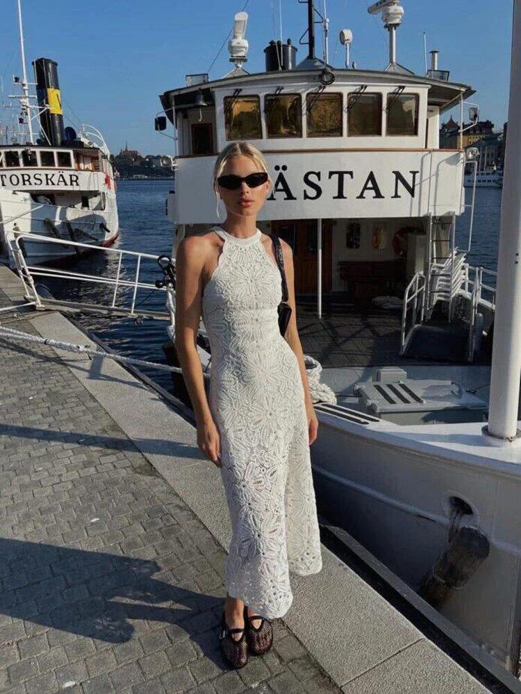 MESH FLATS FASHION SANDALS WOMENS 2024 SUMMER FULL DIAMOND FLATS CUT-OUTS MARY JANE BALLET SHOES FISHNET SHOES