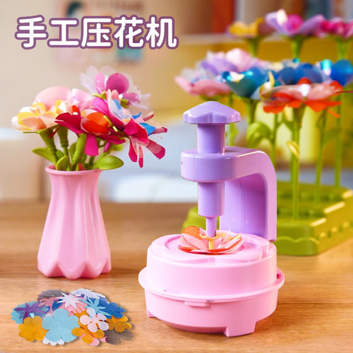 跨境仿真花艺机束制作器按压插花