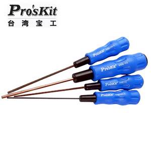 PROSKIT台湾宝工89400-H1.5/H2/H2.5/H3蓝黑六角起子螺丝批调整棒