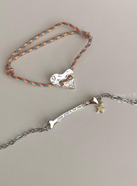 男女通用铜时尚狗狗骨头