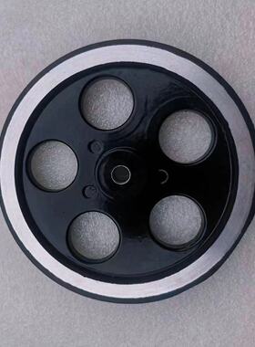 编码器专用铝合金黑色计米轮周长300mm可配支架编码器E6B2