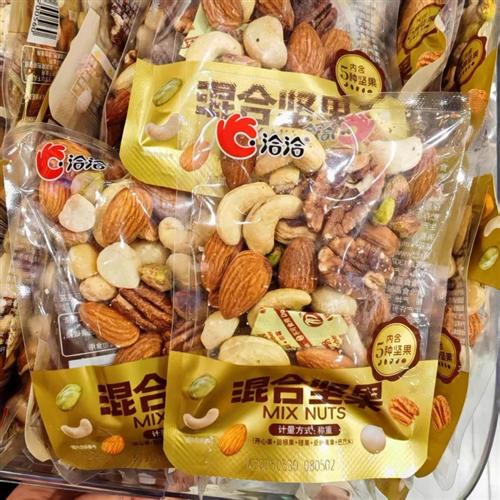 洽洽混合坚果每日果仁腰果仁巴旦木仁含5种坚果散称独立小包装