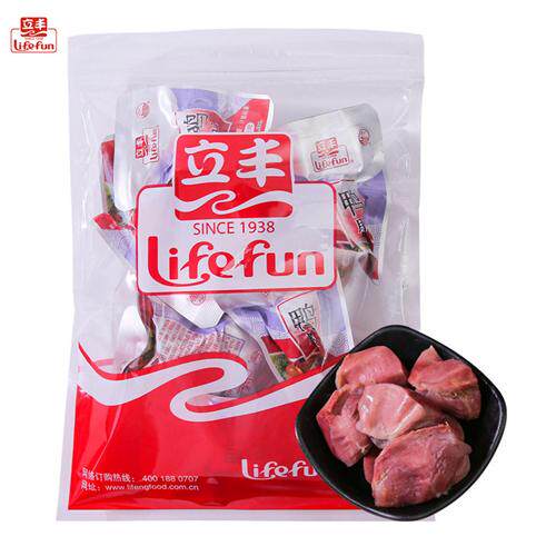 立丰食品原味鸭肫肝500g袋装真空小包装上海卤味鸭肉特产