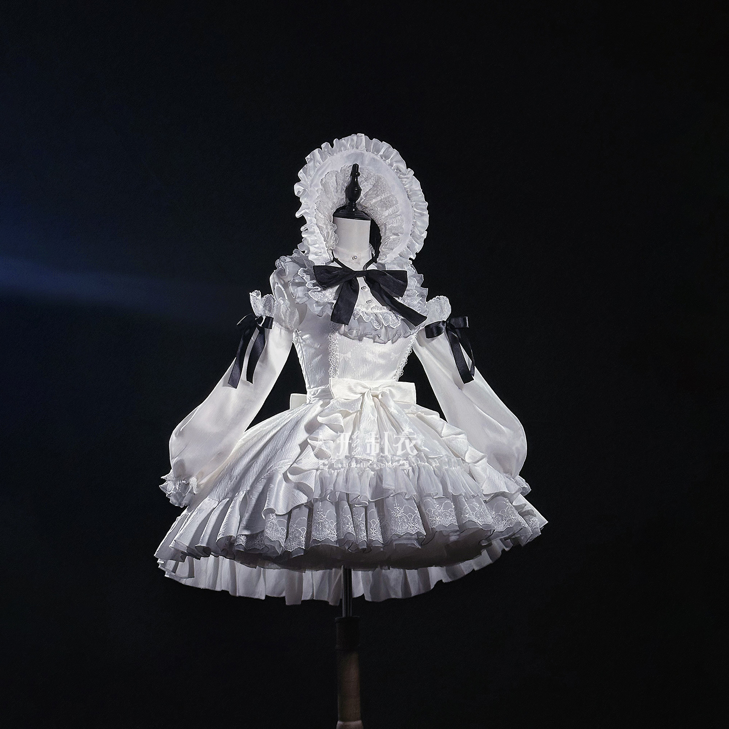 初音doll感cos落肩袖日常连衣裙