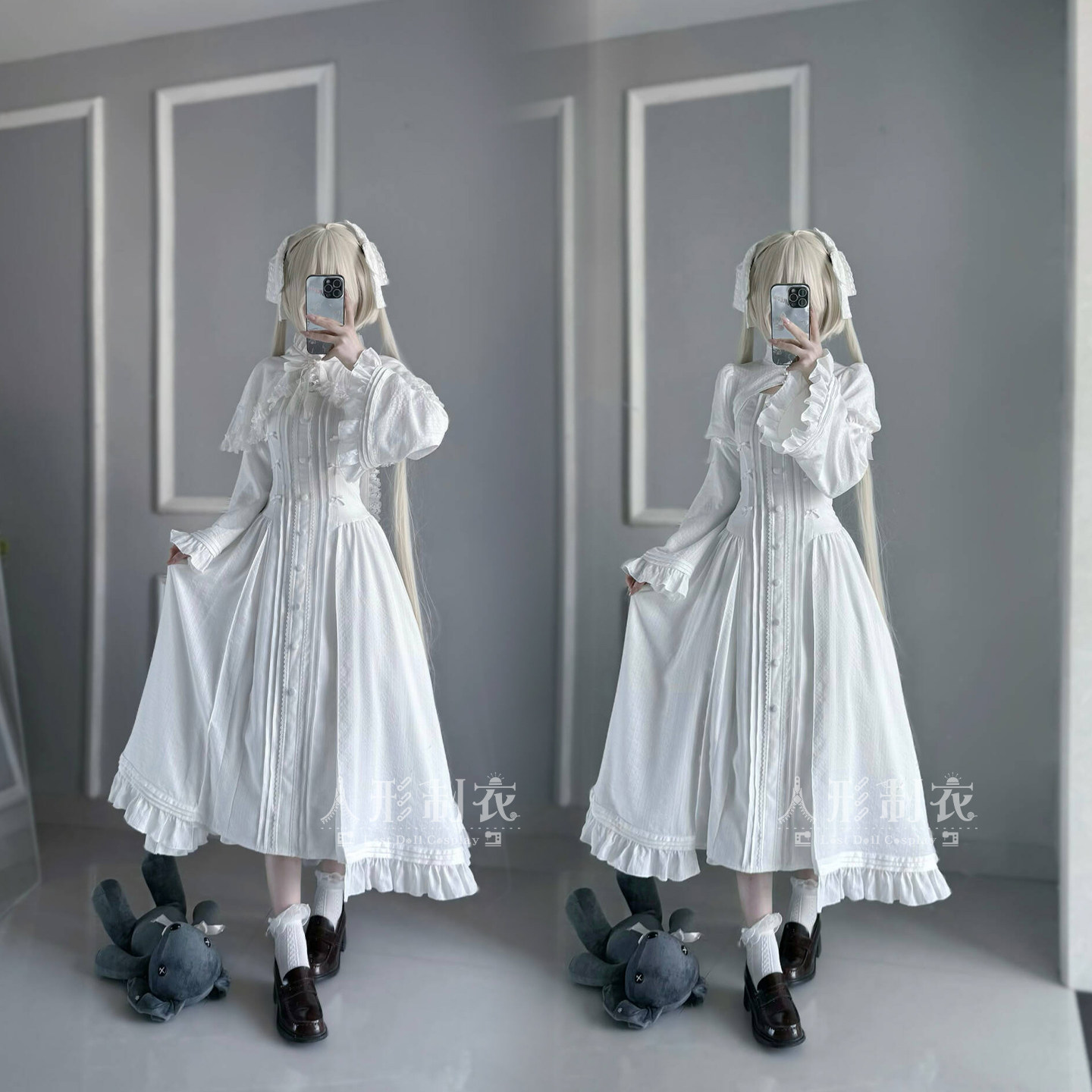 缘之空穹妹cos服兔耳洋装套装图片