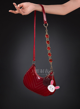 人形制衣cosplay配件光与夜之恋沉昼纪cos橘粉中长罗马卷假发包包