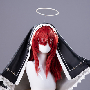 人形制衣cosplay道具配件新约能天使cos修女假发光环配件人形制衣