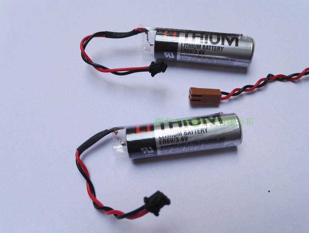 E3bc R06 Toshiba THIUM ER6V 3.6V ER6VC119B/ER6VC119A三菱MR-J3BAT/M70_虎窝淘