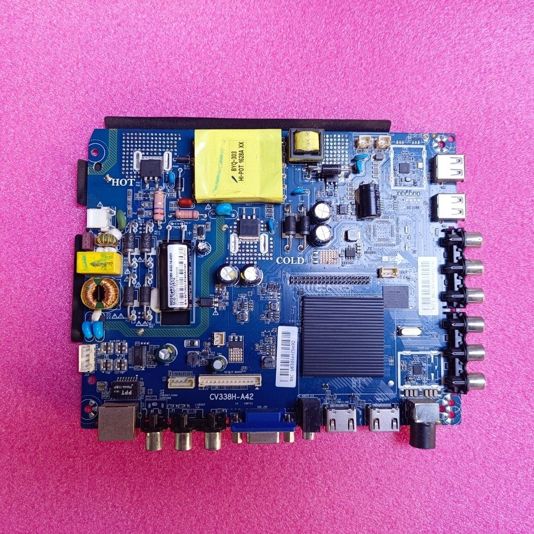 原装CV338H-A42通用安卓网络智能WIFI主板CV950H-A42 CV950H-U42