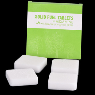 固体酒精块燃料耐烧木炭燃烧块引燃点燃助燃块生火助剂燃石蜡4片