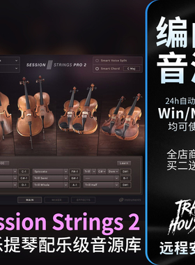Session Strings Pro 2 弦乐提琴编曲音源康泰克流行标准音色库