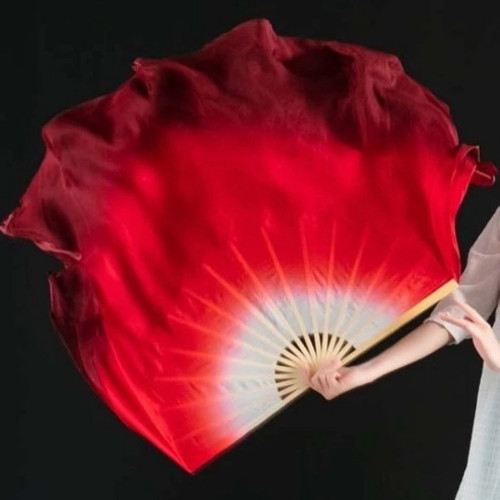 舞蹈扇子厂家直销真丝