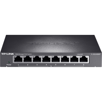 8口千兆POE供电交换机网线分线器