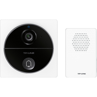 普联TP-LINK可视门铃摄像头监控智能门铃电子猫眼充电门铃感应器无线wifi远程视频电话对讲入户门铃TL-DB13A